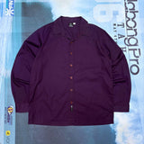 VINTAGE RIP CURL PURPLE BUTTON UP - L