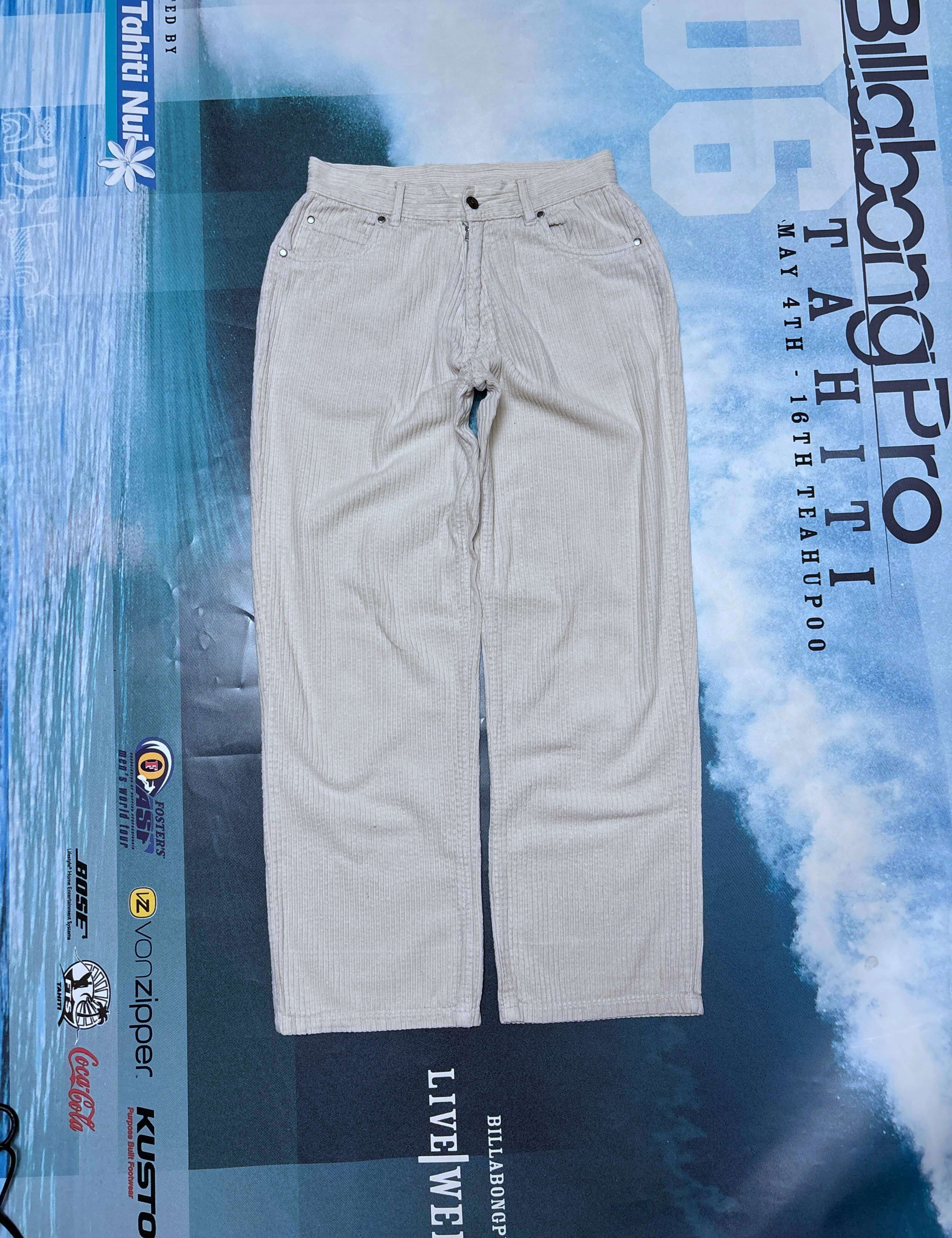 90S LIGHTNING BOLT JUMBO CORD PANTS - W29
