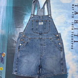 VINTAGE LIGHT WASH LEVIS OVERALLS - 10/12