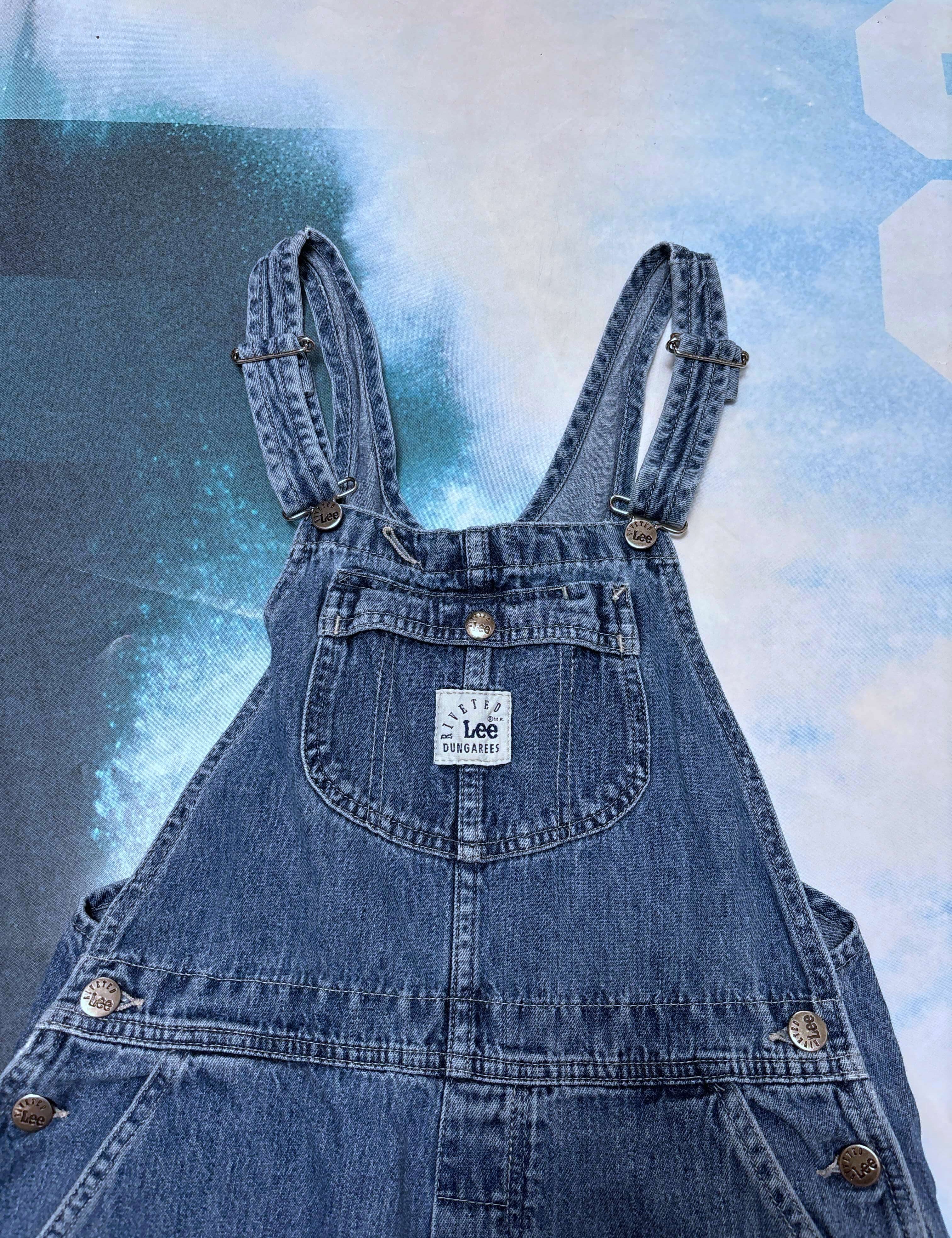 VINTAGE LEE DUNGAREE CARPENTER OVERALLS - 6