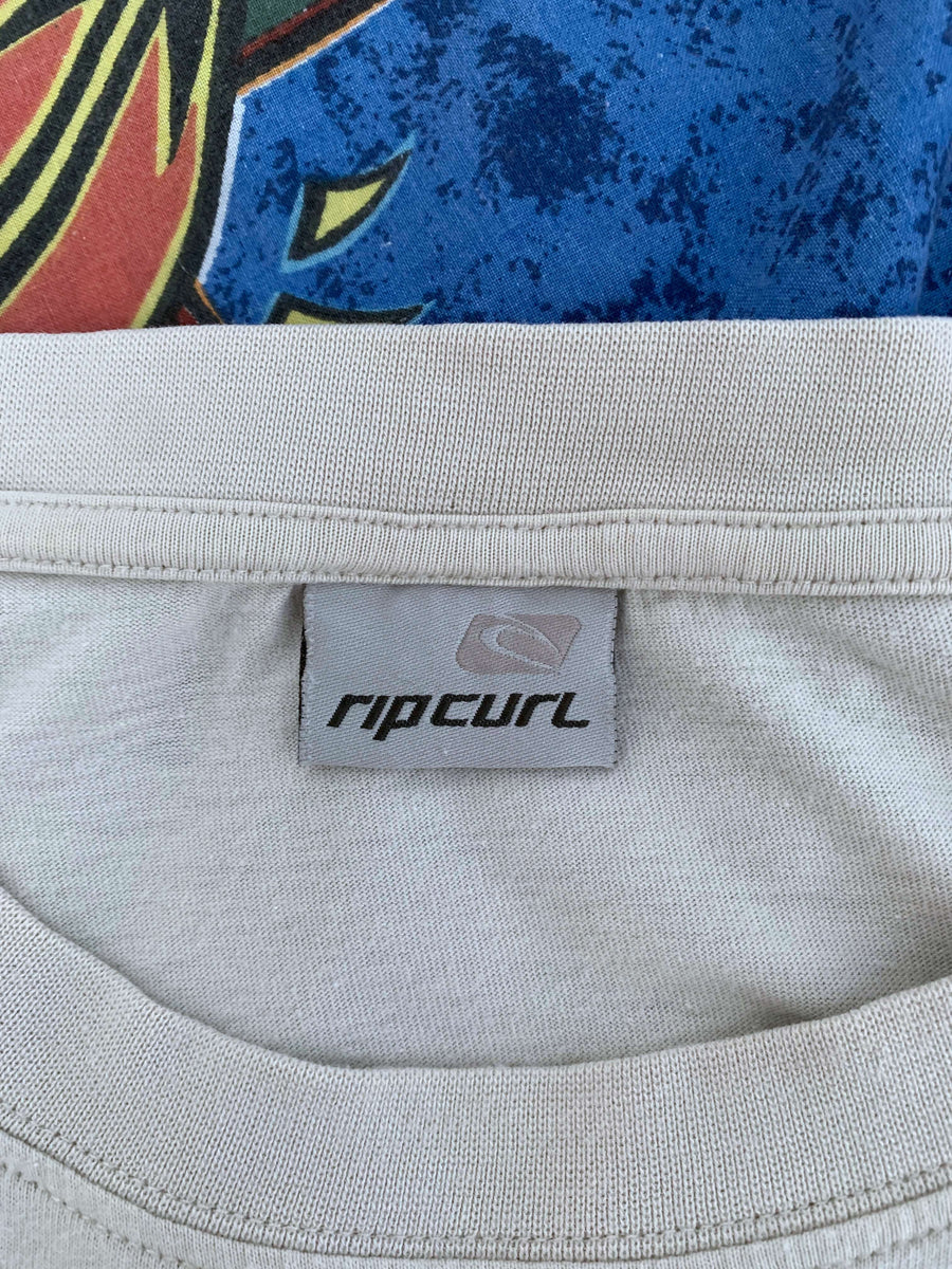 VINTAGE RIP CURL SURFING CO TWO-TONE LONG SLEEVE - L/XL