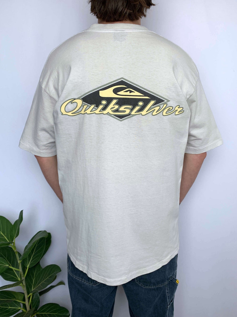 90S QUIKSILVER BIG GRAPHIC TEE - XL