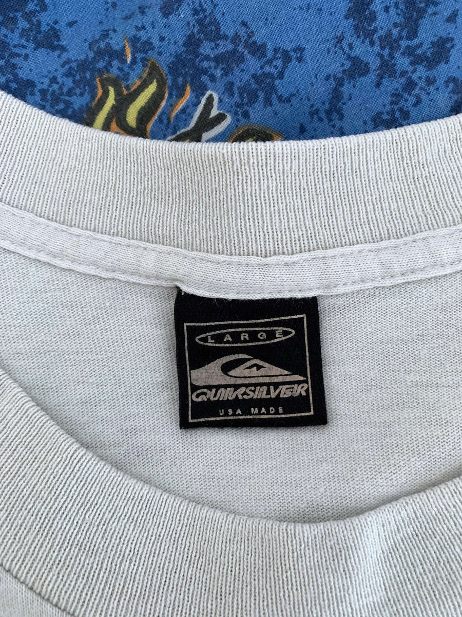 90S QUIKSILVER BIG GRAPHIC TEE - XL