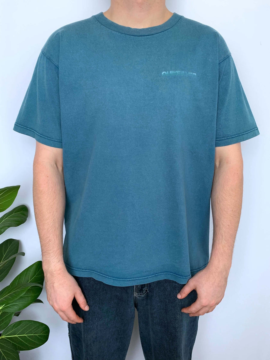 BOOTLEG FADED VINTAGE QUIKSILVER GRAPHIC TEE - L