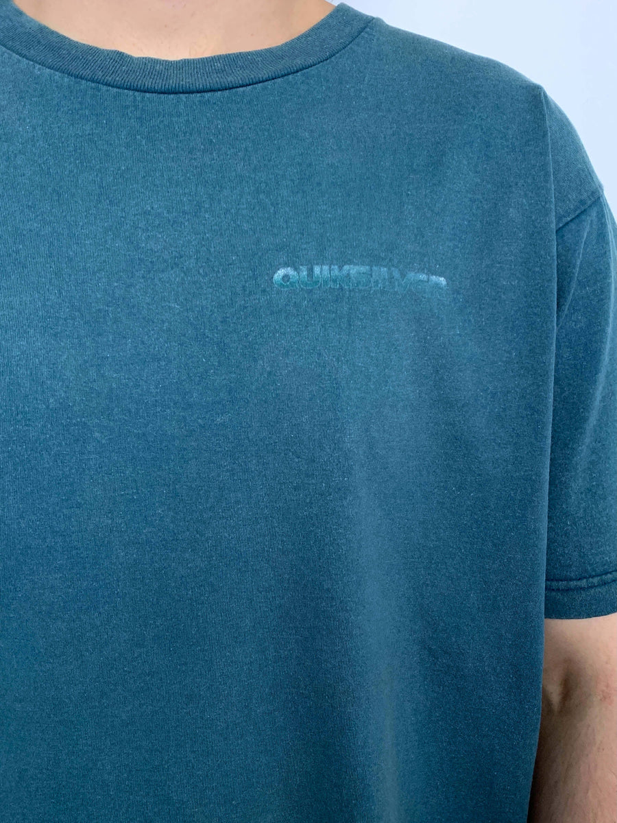 BOOTLEG FADED VINTAGE QUIKSILVER GRAPHIC TEE - L