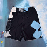 Y2K QUIKSILVER CROSS LOGO BOARDIES - W29