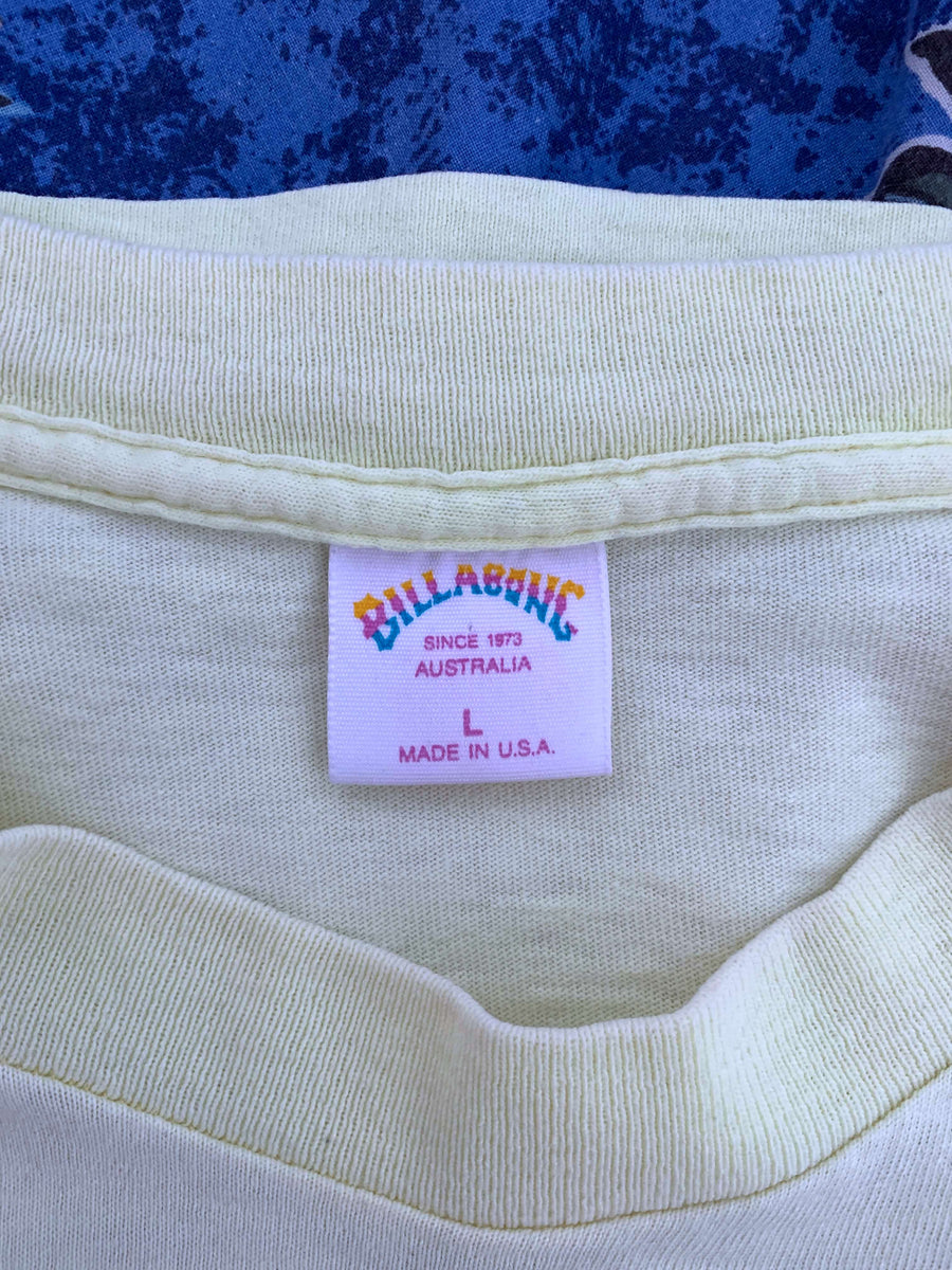 RARE 1990 BILLABONG SURF HOTLINE TEE - L