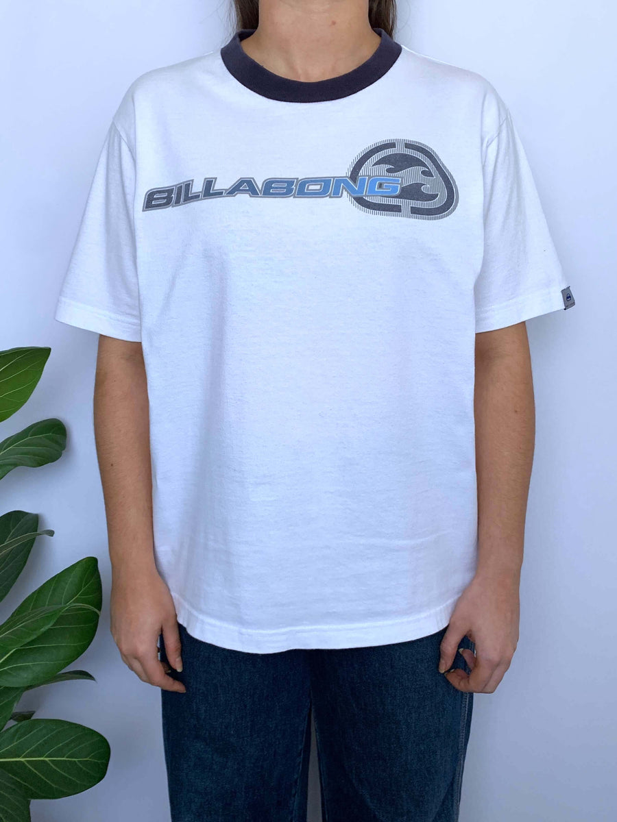 VINTAGE BILLABONG FRONT HIT TEE - S