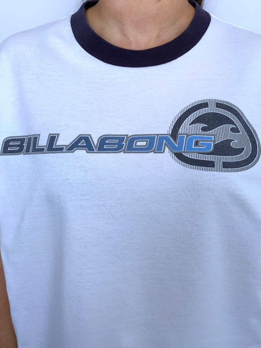 VINTAGE BILLABONG FRONT HIT TEE - S