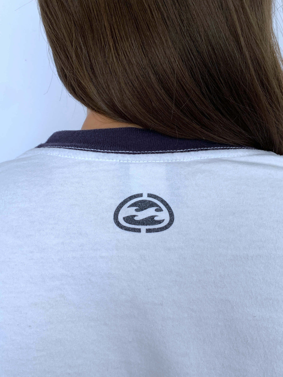 VINTAGE BILLABONG FRONT HIT TEE - S