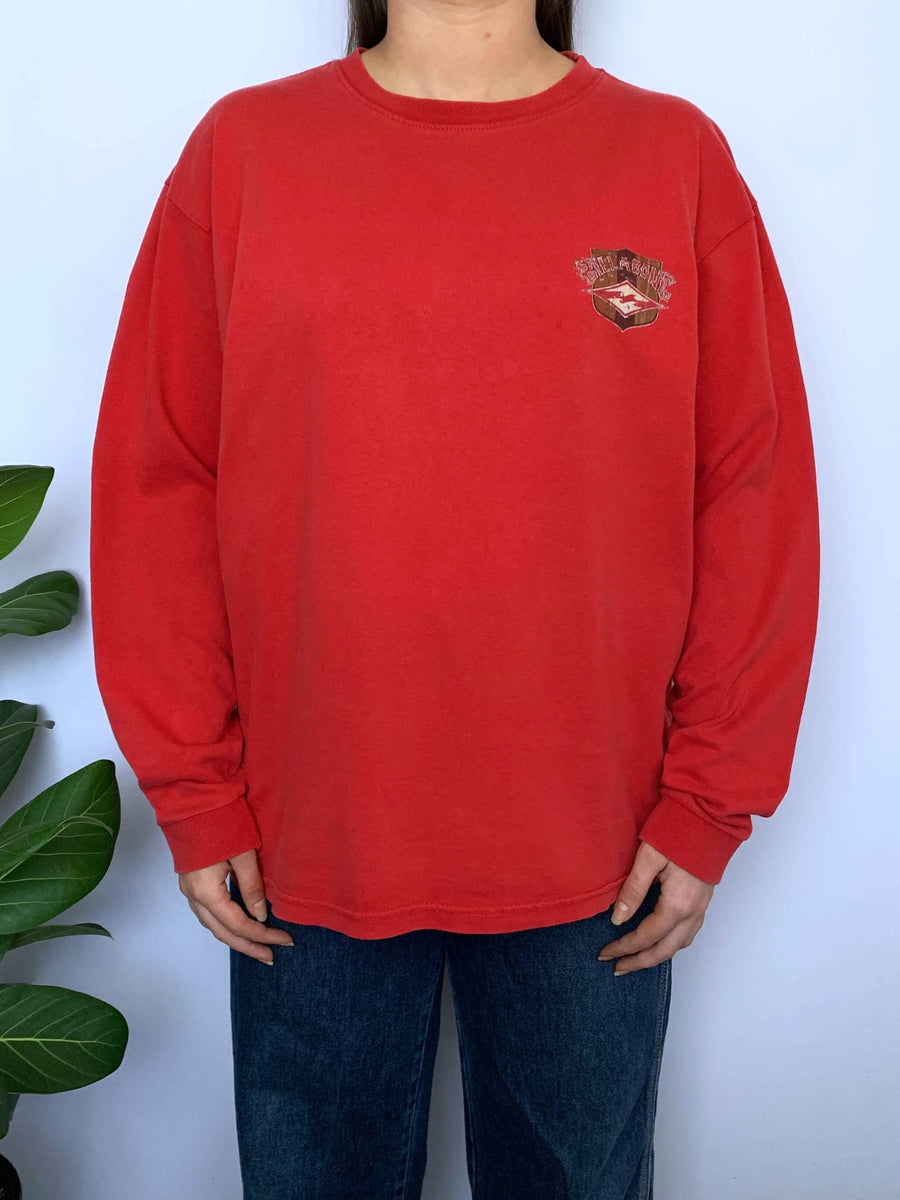 RARE VINTAGE BILLABONG DRAGON LONG SLEEVE TEE - S