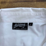 VINTAGE BILLABONG RISING SUN BUTTON UP - L