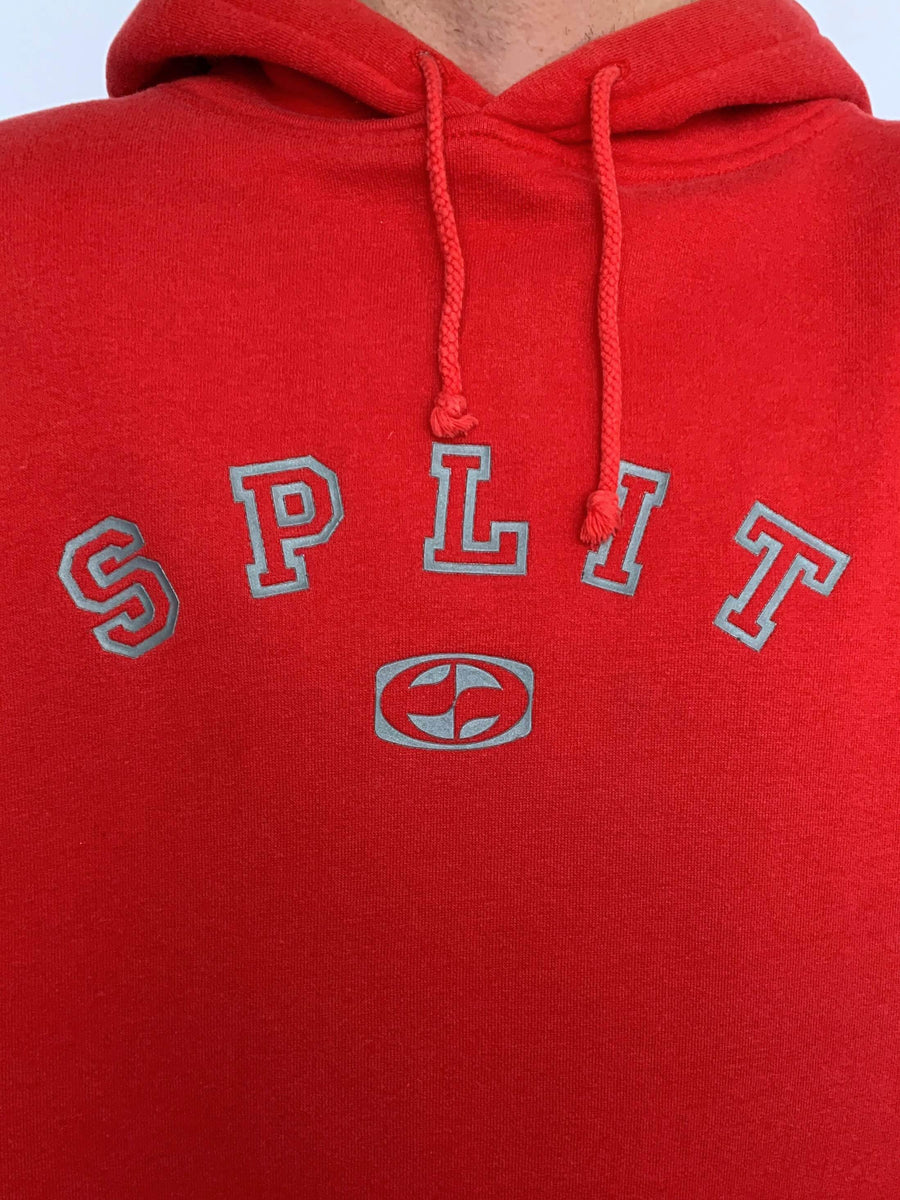VINTAGE SPLIT FRONT HIT HOODIE - L