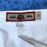 90S QUIKSILVER QSD BUTTON DOWN SKIRT - W26/27