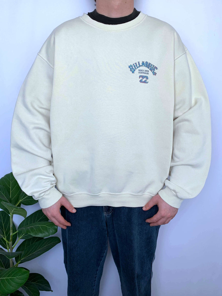 90S BILLABONG BIG GRAPHIC CREWNECK* - L/XL
