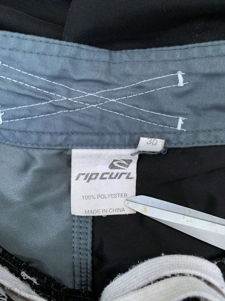 Y2K RIP CURL BIG SPELLOUT BOARDIES - W29/30