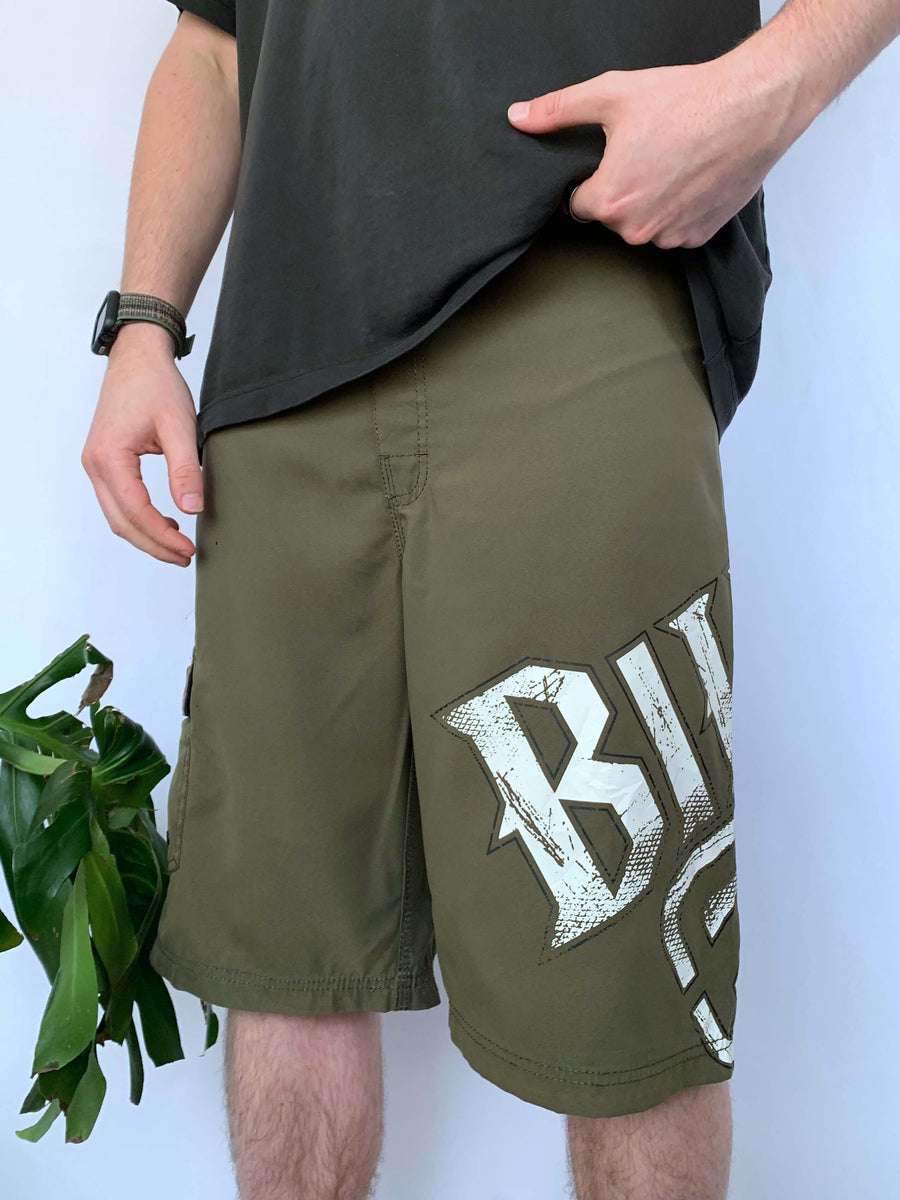 Y2K BILLABONG BIG SPELLOUT ELASTIC WAIST BOARDIES