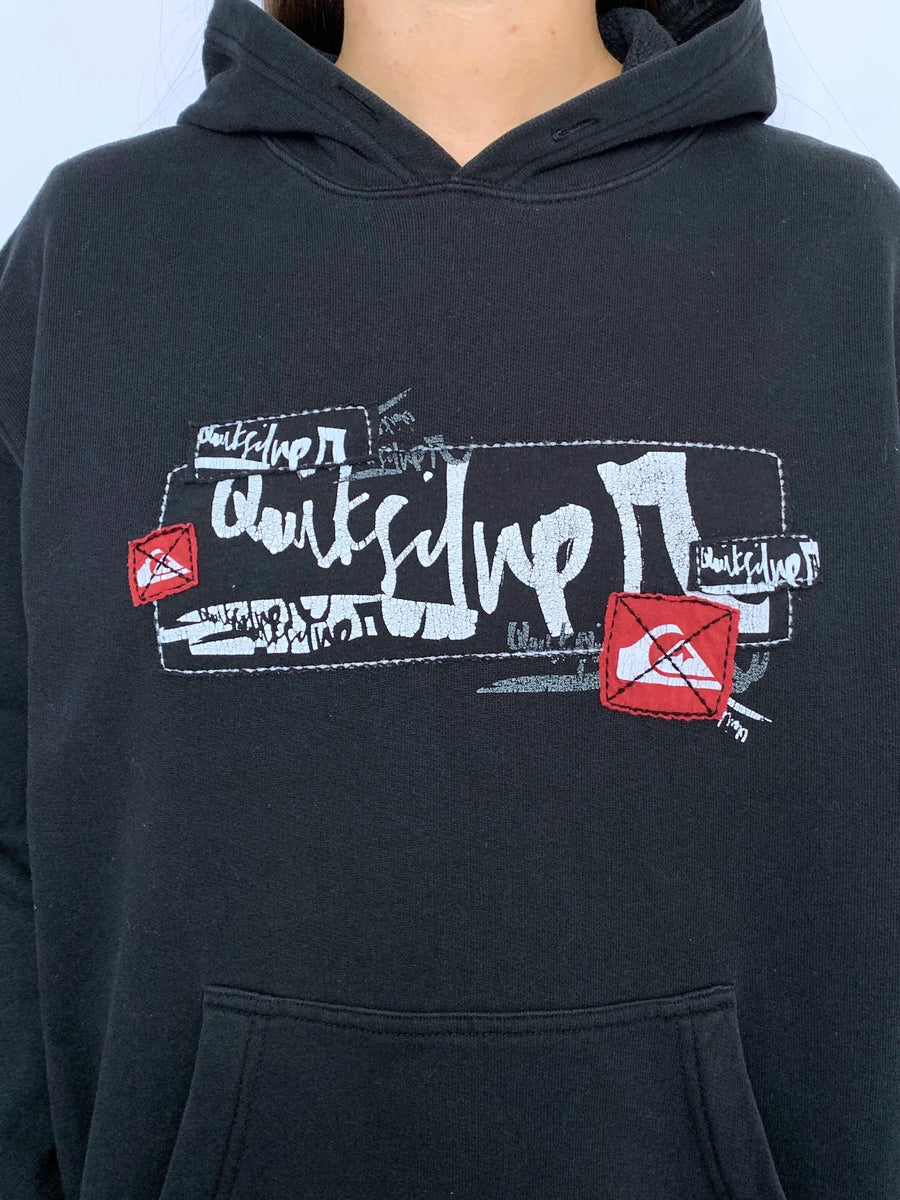 VINTAGE QUIKSILVER Y2K GRAPHIC HOODIE - 10
