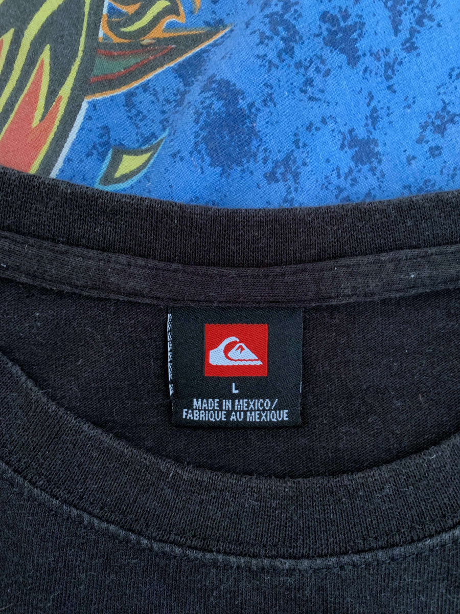 VINTAGE QUIKSILVER GRAPHIC TEE - L