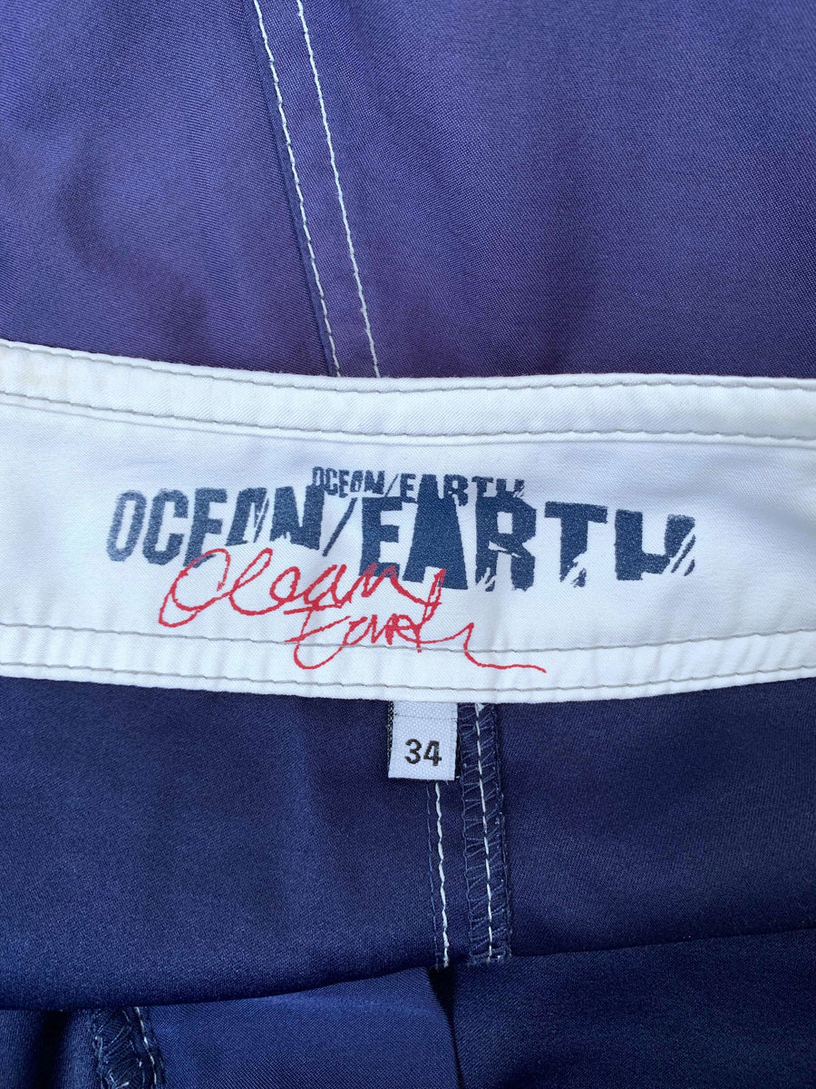 Y2K OCEAN & EARTH SPELLOUT BOARDIES - W34