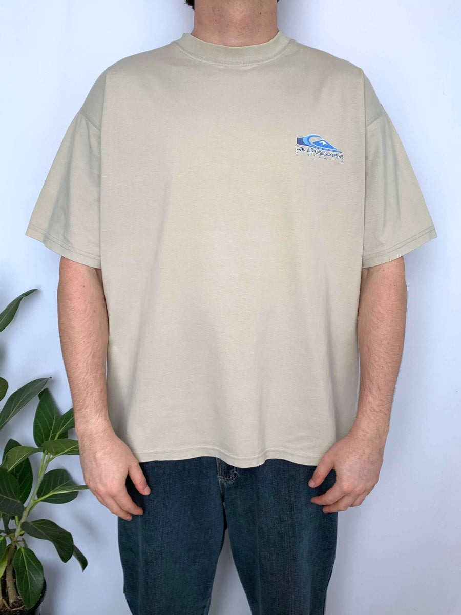 90S QUIKSILVER BIG LOGO TEE - XL