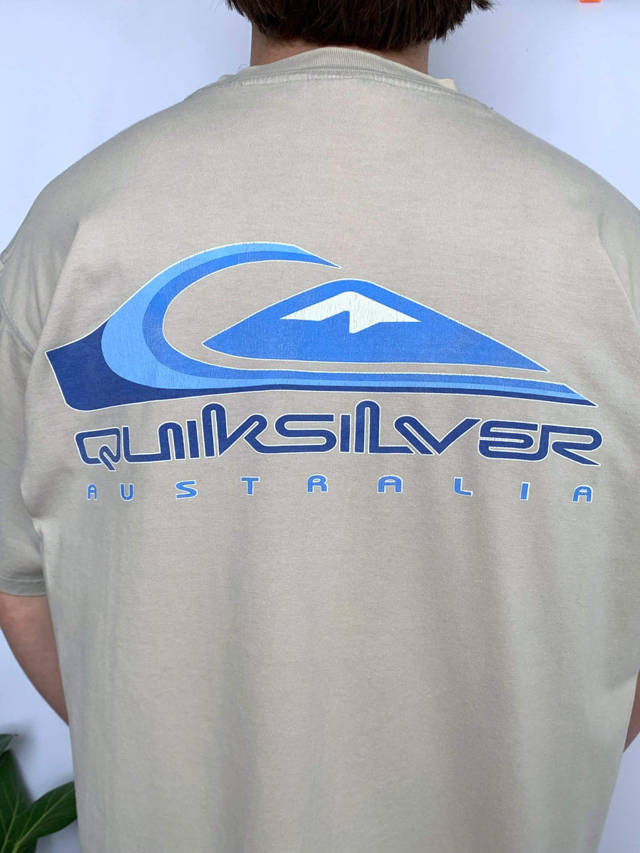 90S QUIKSILVER BIG LOGO TEE - XL