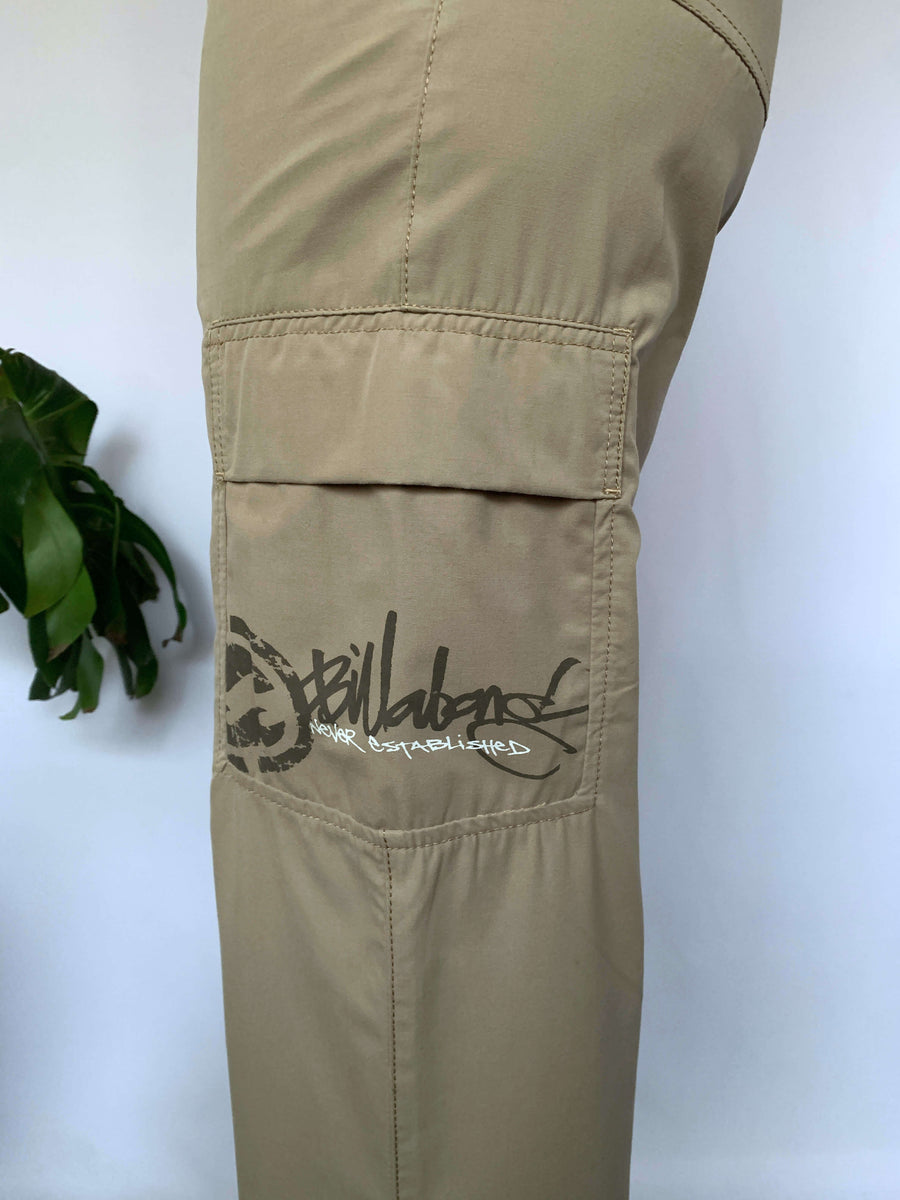 VINTAGE BILLABONG LIGHTWEIGHT CARGO PANTS - W31