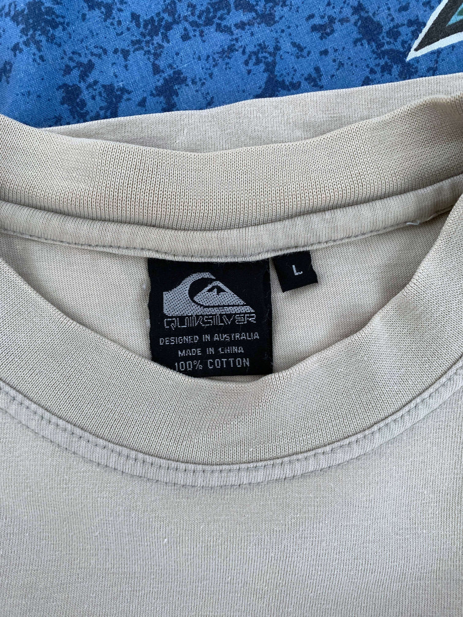 90S QUIKSILVER BIG LOGO TEE - XL