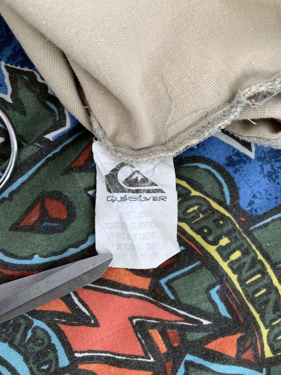 90S QUIKSILVER BIG LOGO TEE - XL