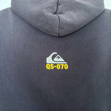 FADED VINTAGE QUIKSILVER TRI-HIT HOODIE - XL