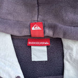 FADED VINTAGE QUIKSILVER TRI-HIT HOODIE - XL