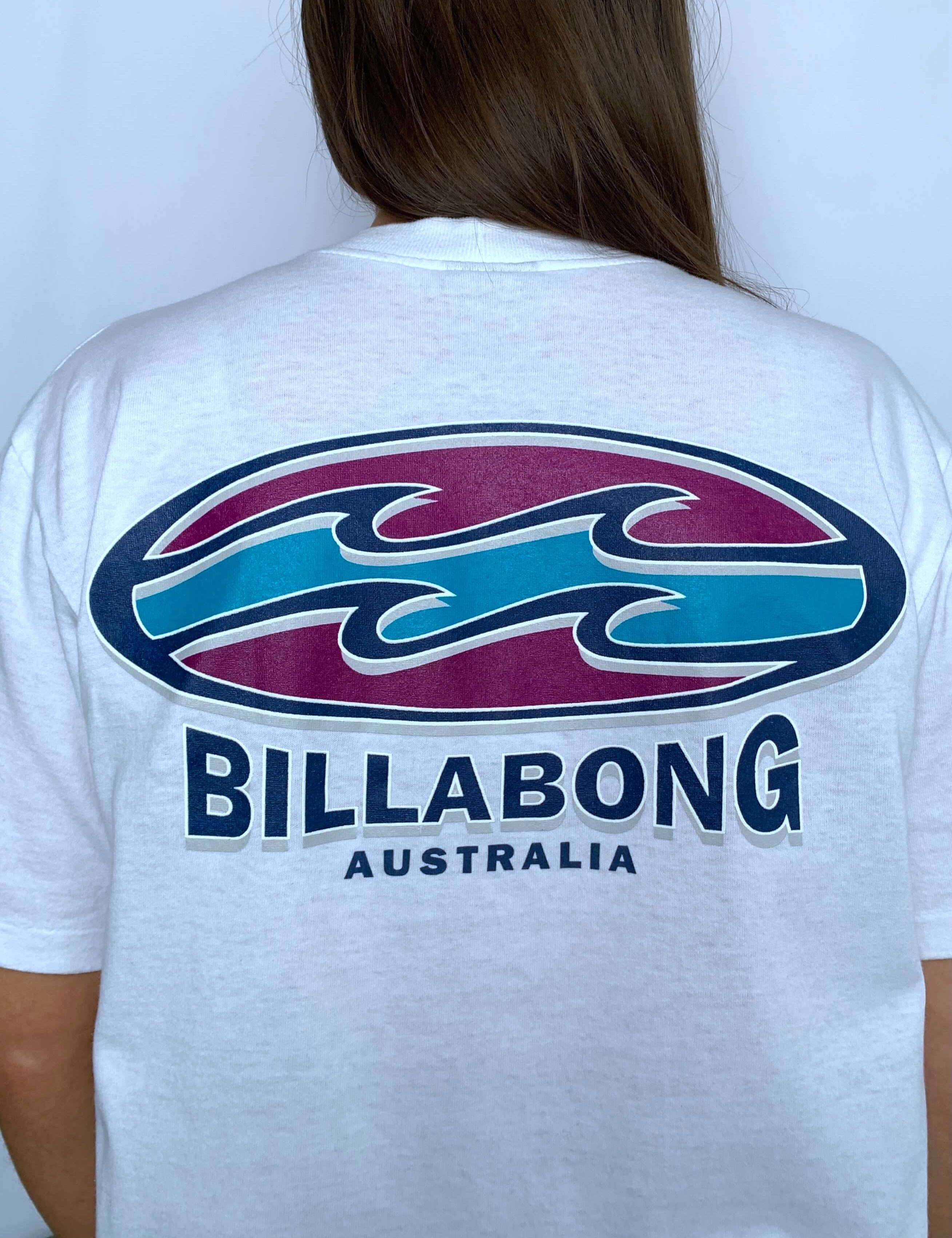 90S BILLABONG BIG LOGO TEE - 10