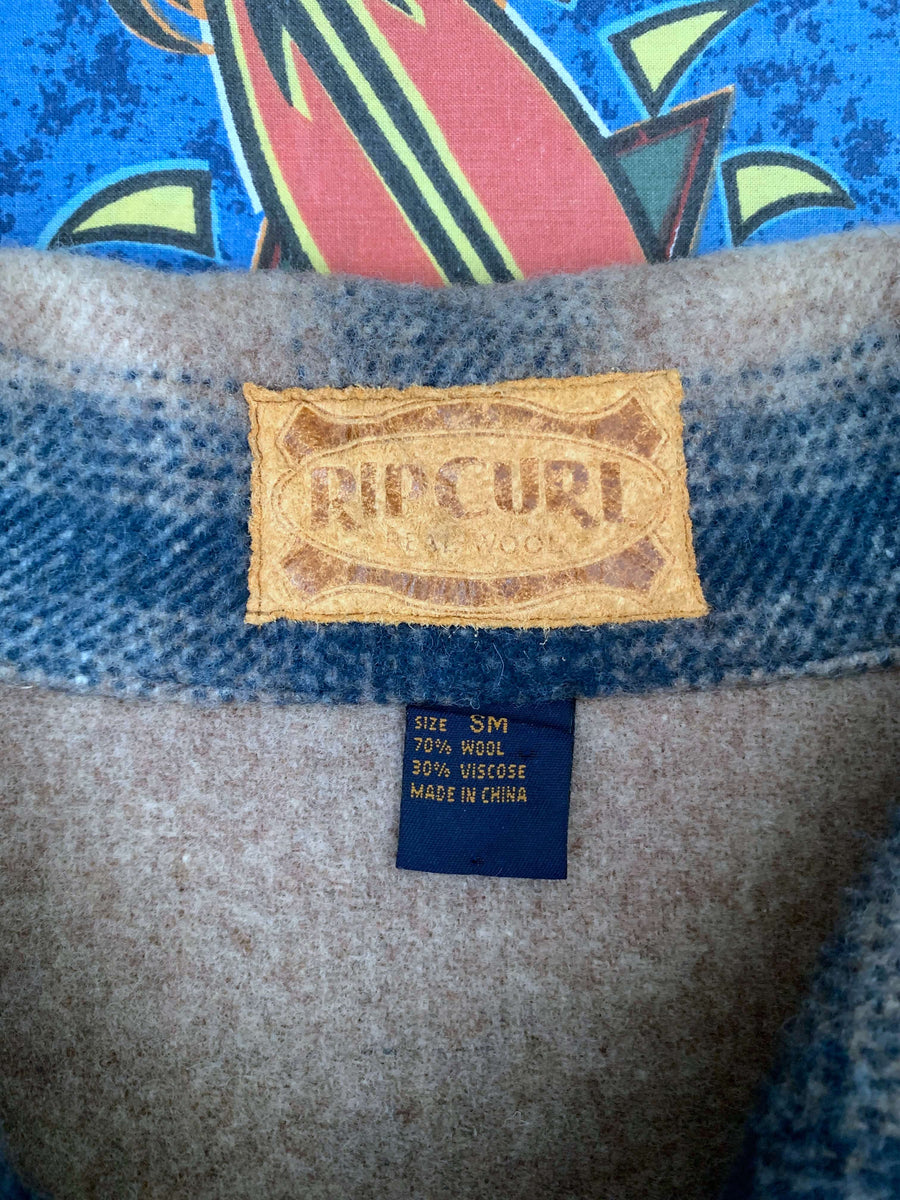 RARE 90S RIP CURL WOOL COAT - XL/XXL