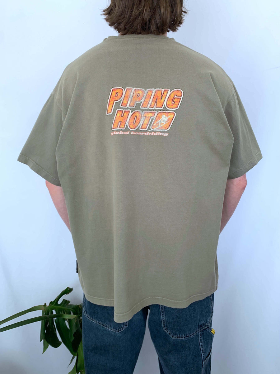 VINTAGE PIPING HOT SPELLOUT TEE - XL