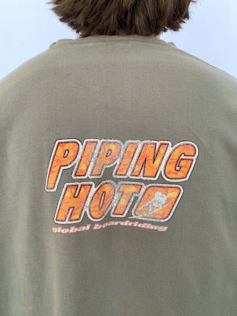 VINTAGE PIPING HOT SPELLOUT TEE - XL