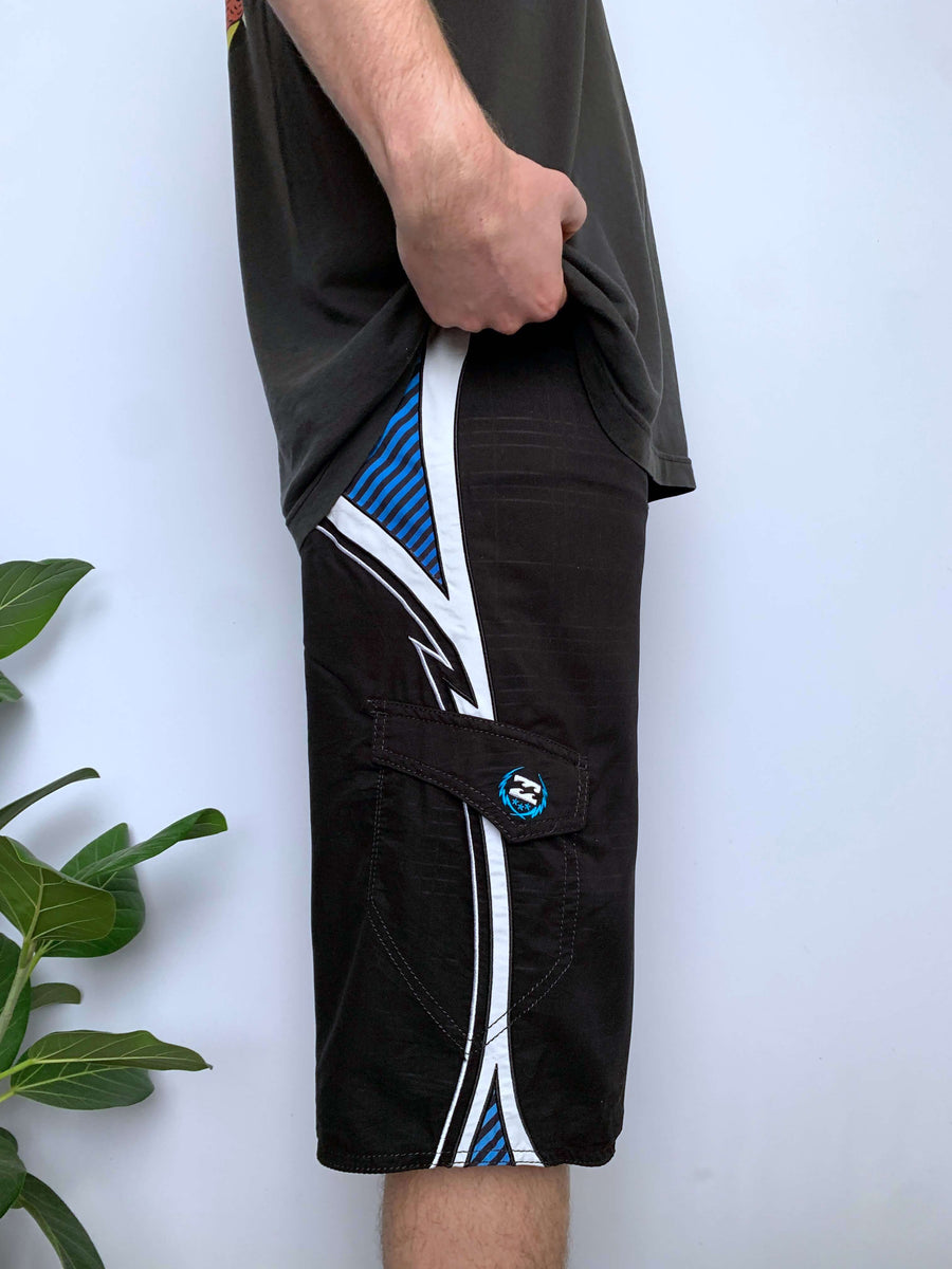 Y2K BILLABONG BIG SPELLOUT ELASTIC WAIST BOARDIES