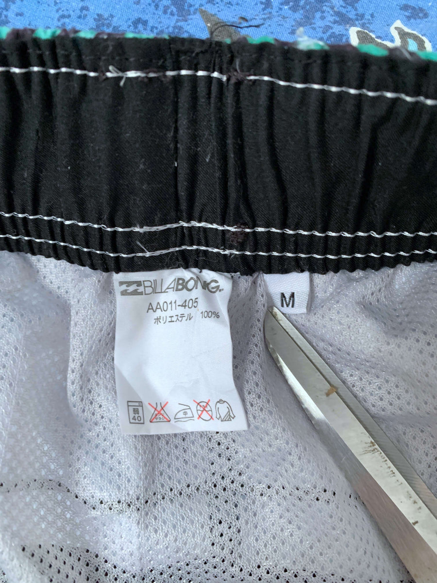 Y2K BILLABONG BIG SPELLOUT ELASTIC WAIST BOARDIES
