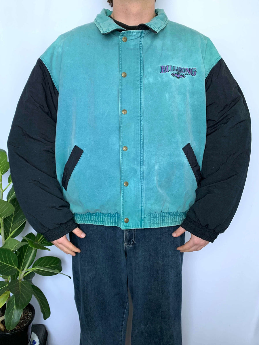 RARE 90S BILLABONG REVERSIBLE JACKET - L/XL