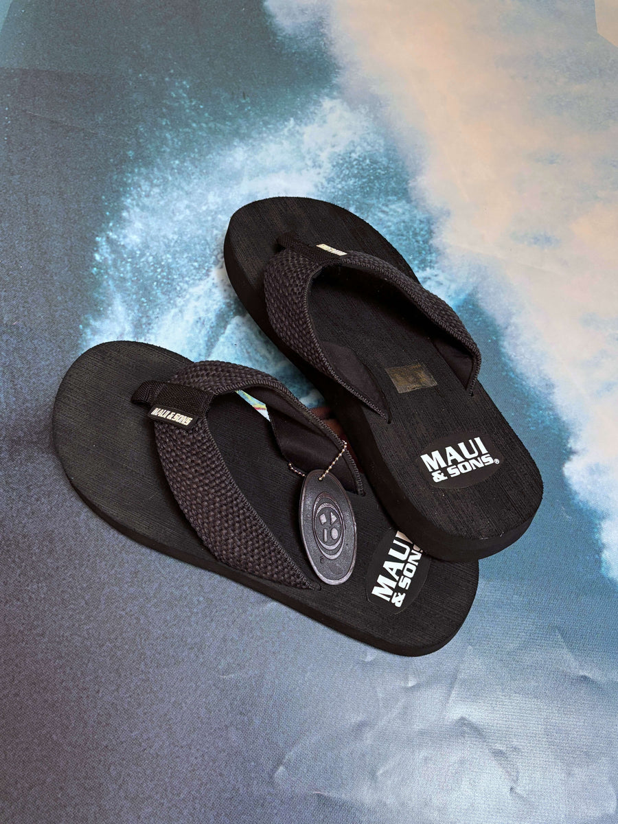 VINTAGE MAUI & SONS PLATFORM THONGS