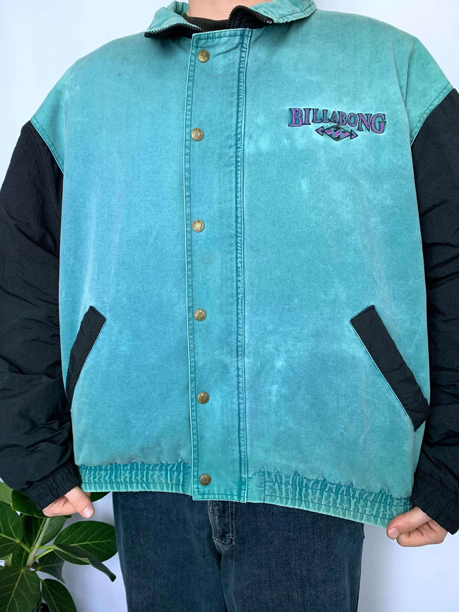 RARE 90S BILLABONG REVERSIBLE JACKET - L/XL