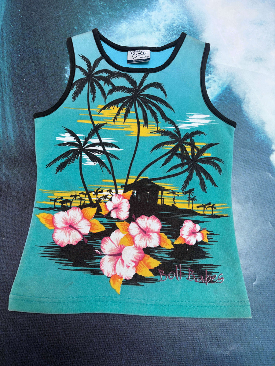Y2K LIGHTNING BOLT TROPICAL TANK TOP - 4/6