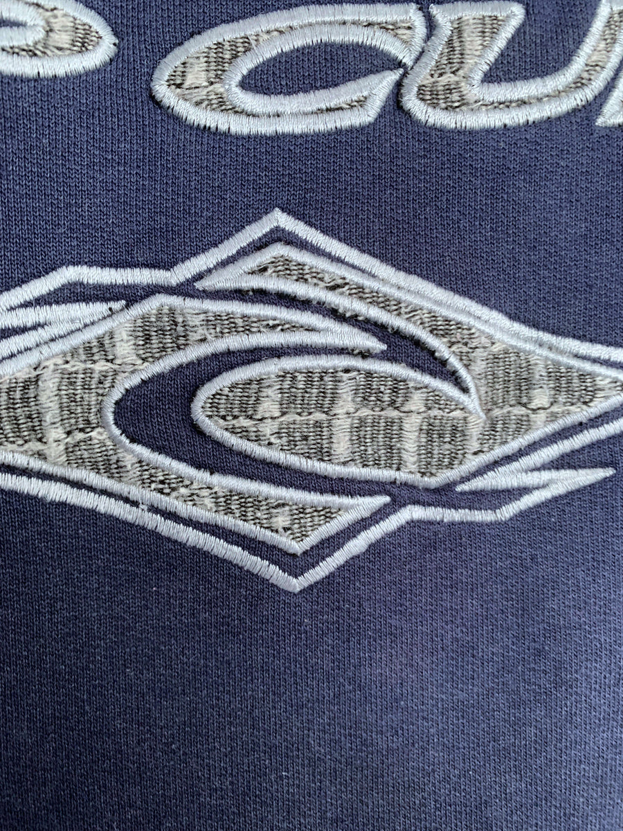 BAGGY VINTAGE RIP CURL EMBROIDERED CREWNECK - XL
