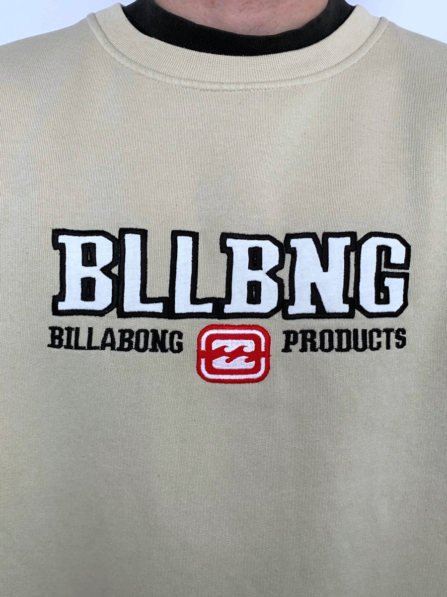 BAGGY VINTAGE BILLABONG SPELLOUT CREWNECK - XL