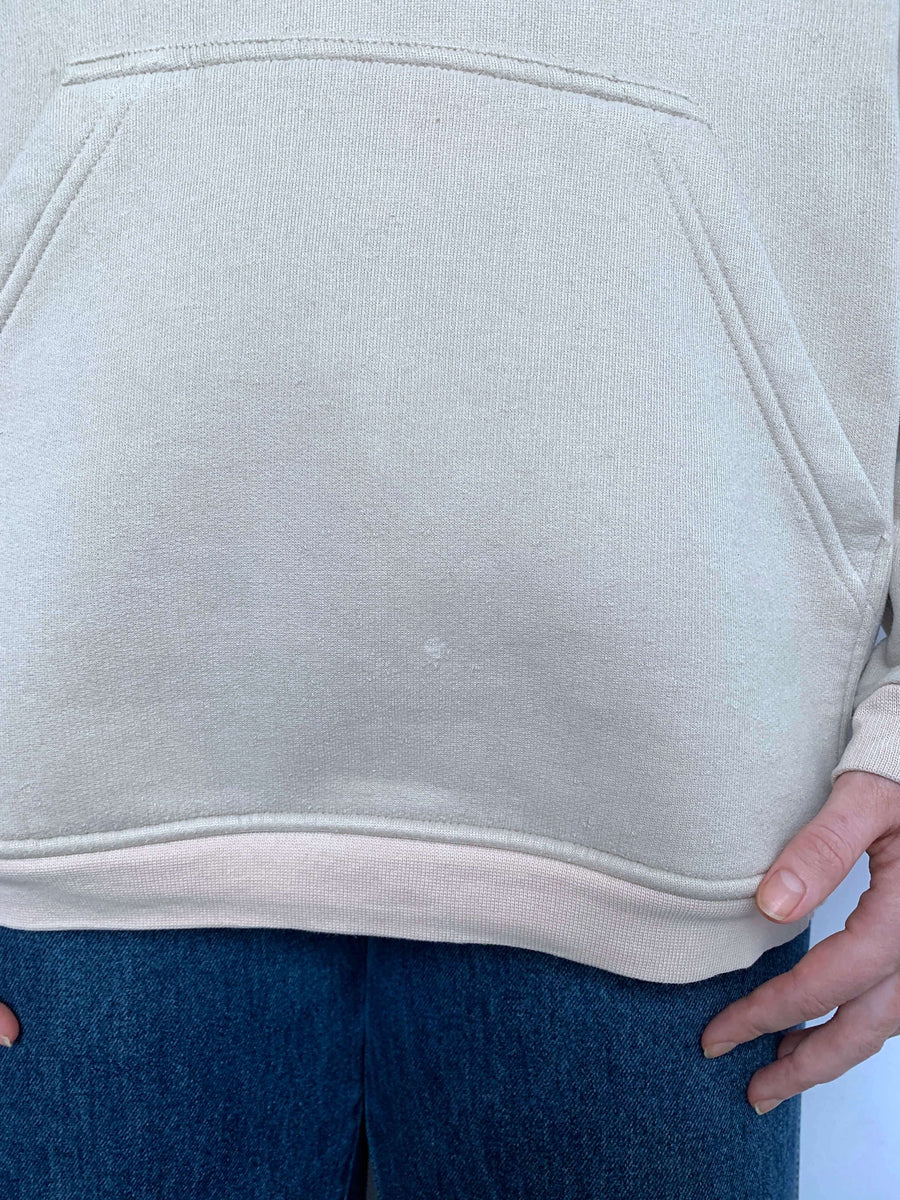 VINTAGE RIP CURL 'A PRODUCT OF THE SEARCH' FRONT HIT HOODIE - 8/10