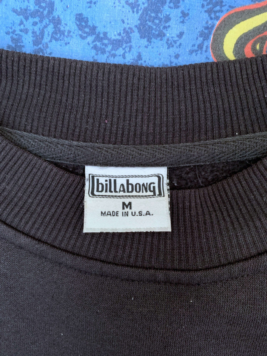 LATE 90S BILLABONG SURFER GRAPHIC CREWNECK - M