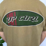 90S RIP CURL BIG GRAPHIC TEE - L