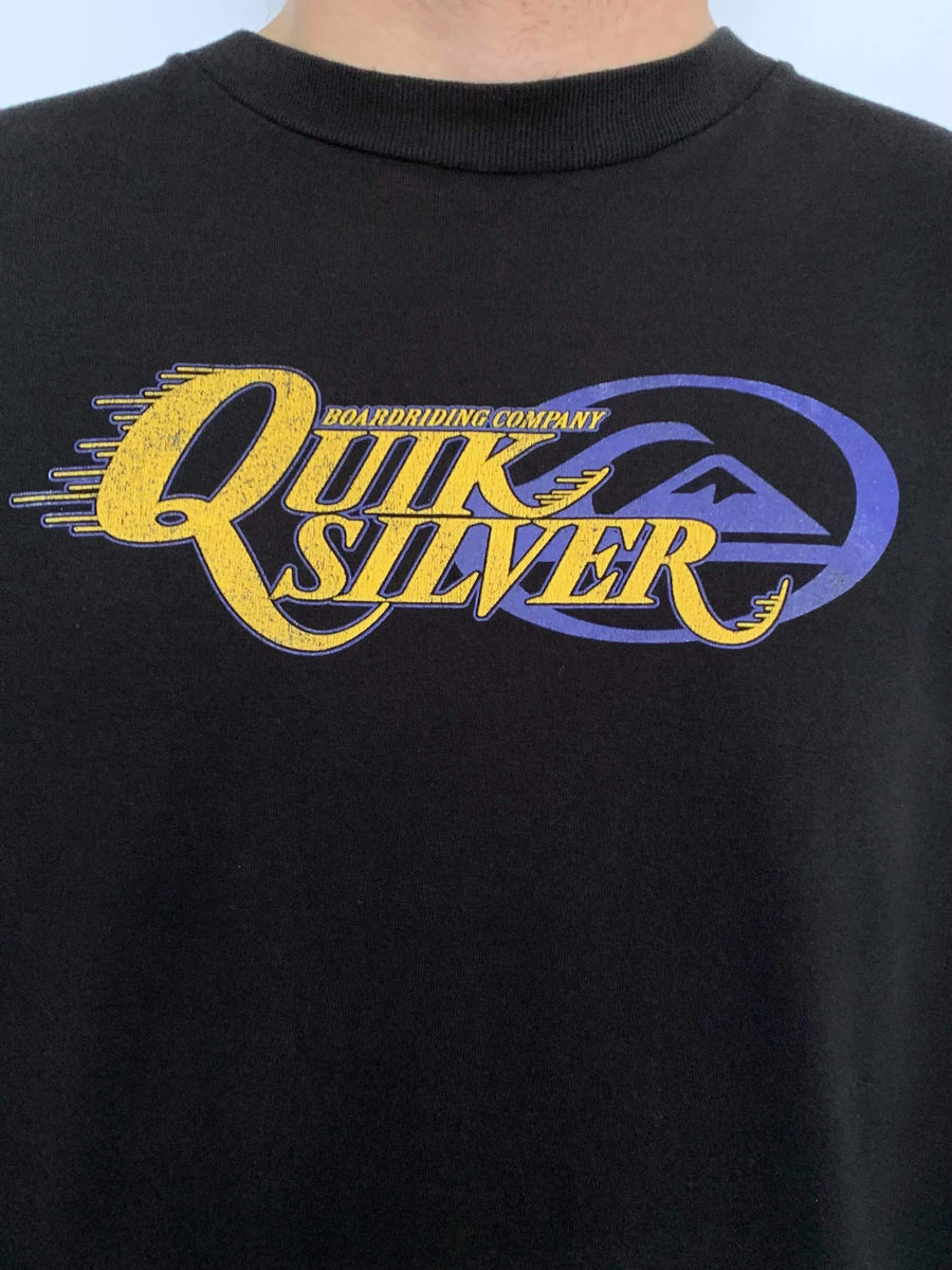 VINTAGE QUIKSILVER LAKERS STYLE TEE - M