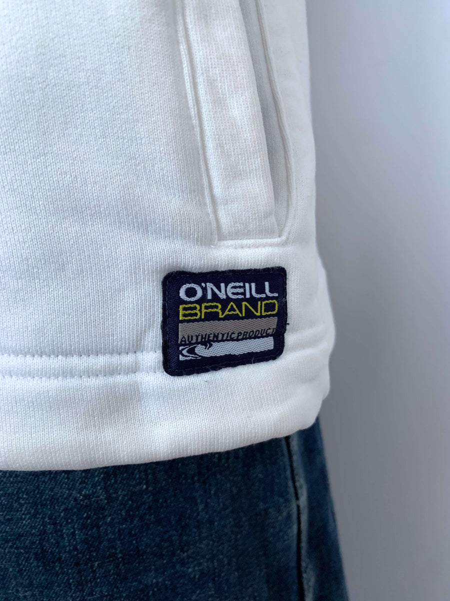 THICK VINTAGE O'NEILL TRI-TONE MESH PANEL HOODIE - M