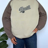 VINTAGE QUIKSILVER TWO-TONE CREWNECK - 8/10