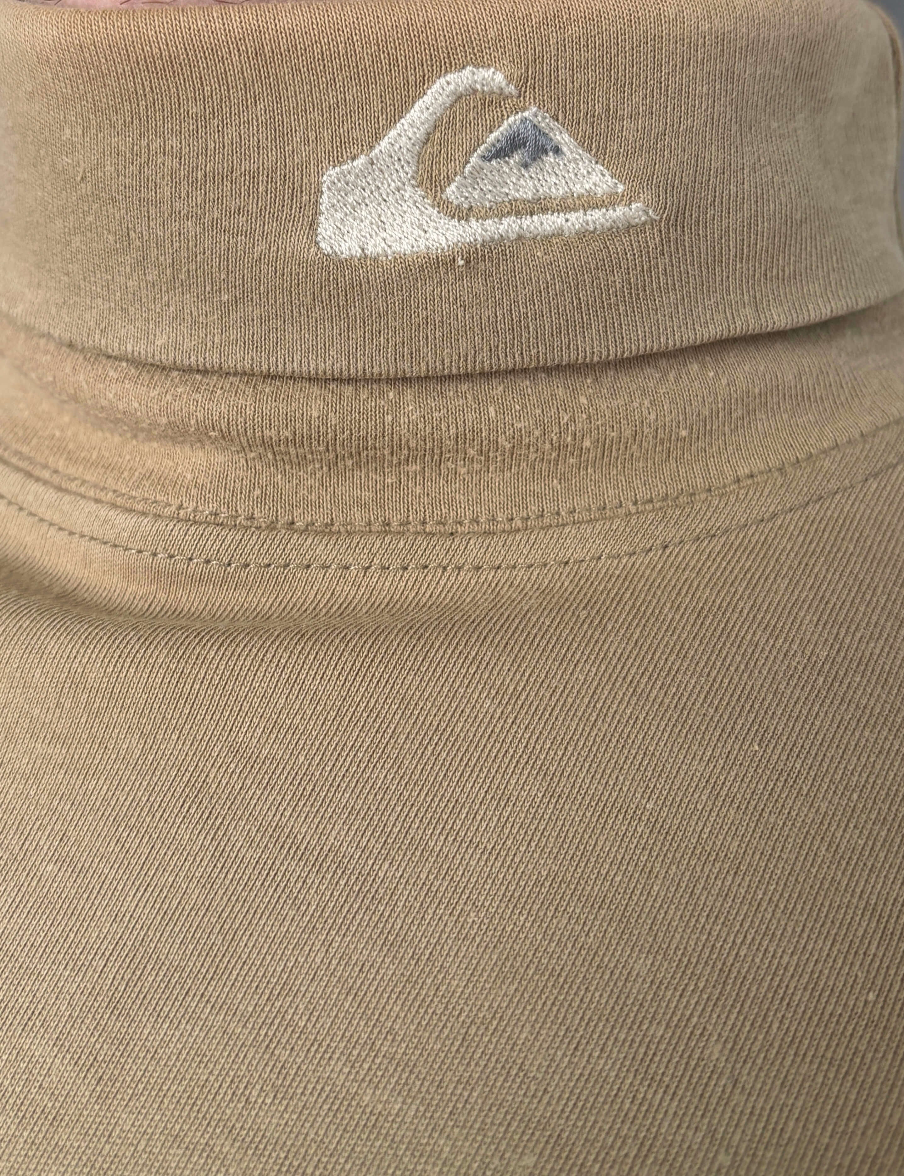 VINTAGE QUIKSILVER EMBROIDERED TURTLENECK - L